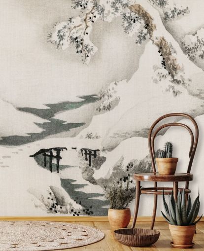 Papier Peint Fresque Snowscape 