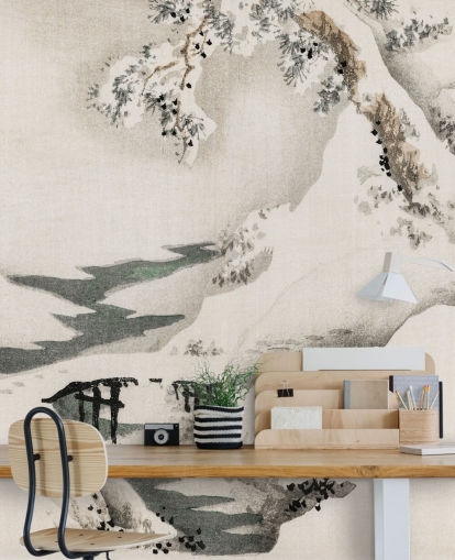 Papier Peint Fresque Snowscape 