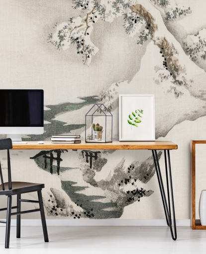 Snowscape Wallpaper Mural 