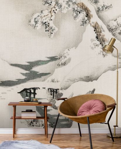 Papier Peint Fresque Snowscape 