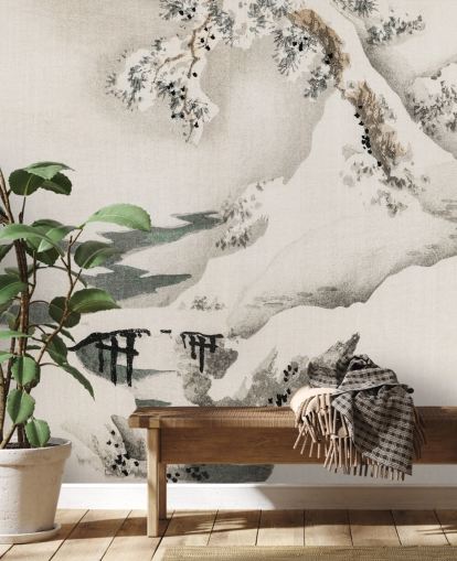 Snowscape Wallpaper Mural 