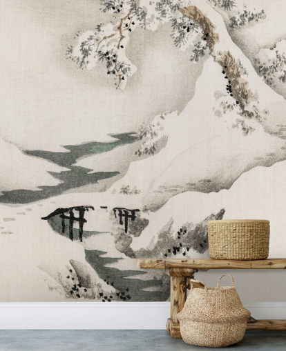 Snowscape Wallpaper Mural 