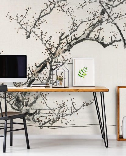 Papel pintado Árbol contra el agua 