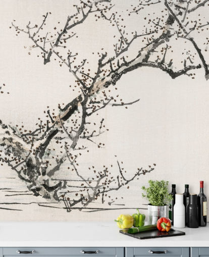 Papel pintado Árbol contra el agua 