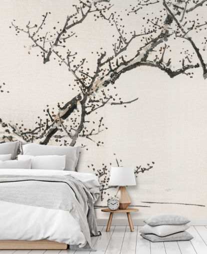 Tree Against Water Wallpaper Mural 