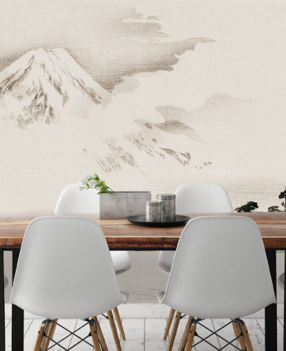 View of Mount Fuji Wallpaper Mural