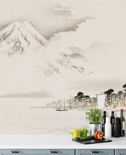 View of Mount Fuji Wallpaper Mural