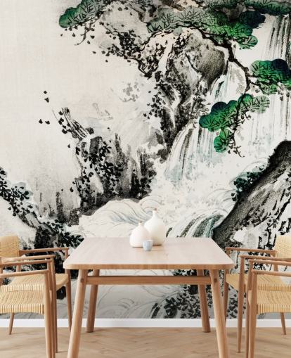 Papel de parede Cascading Waterfall Papel de parede Cascading Waterfall