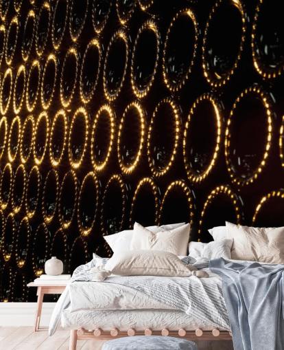 Stacked Wine Wall Mural