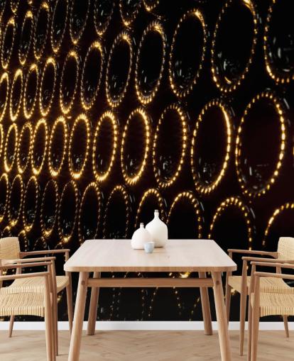 Stacked Wine Wall Mural