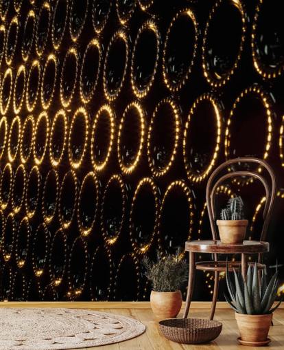 Stacked Wine Wall Mural