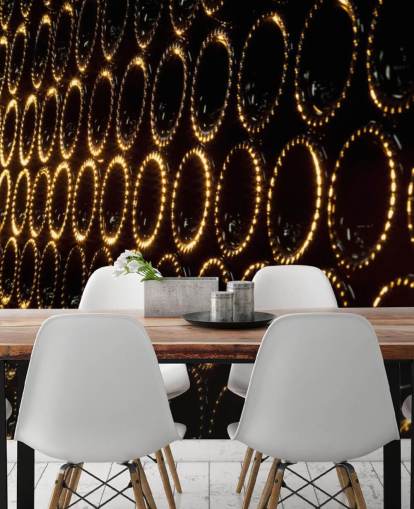 Stacked Wine Wall Mural