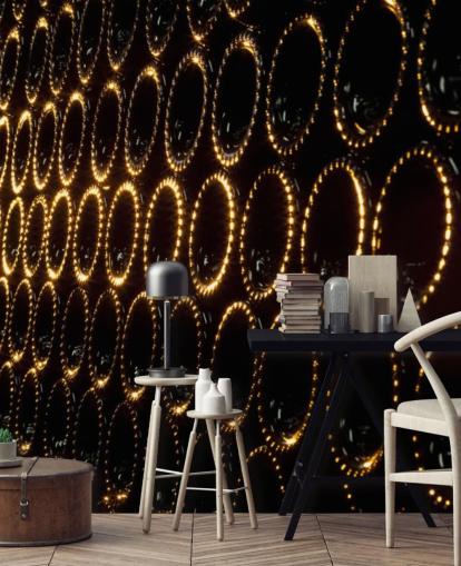 Stacked Wine Wall Mural