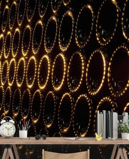 Mural de pared Vino apilado