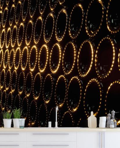 Stacked Wine Wall Mural