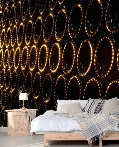 Stacked Wine Wall Mural