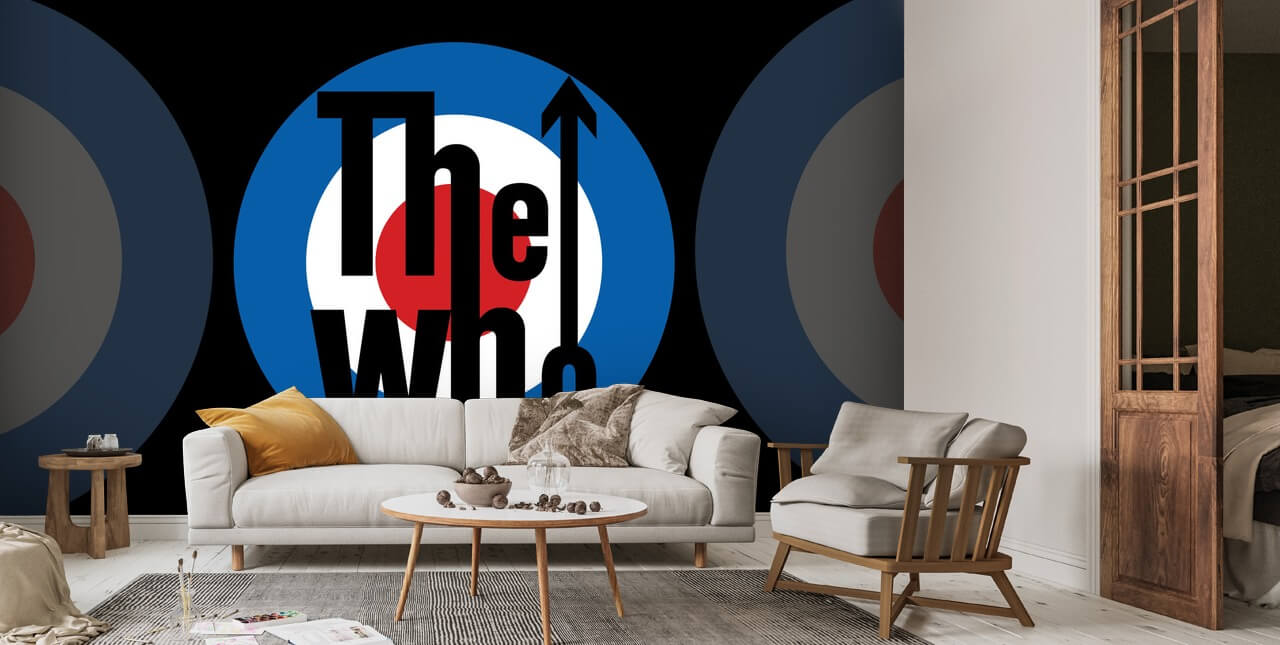 The Who Logo Wallpaper Mural Wallsauce US