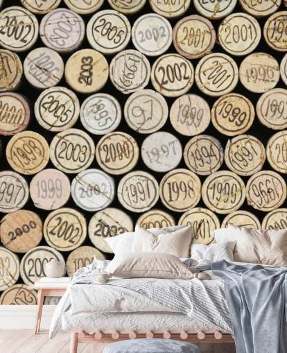 Corks Stacked Wallpaper