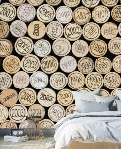 Corks Stacked Wallpaper