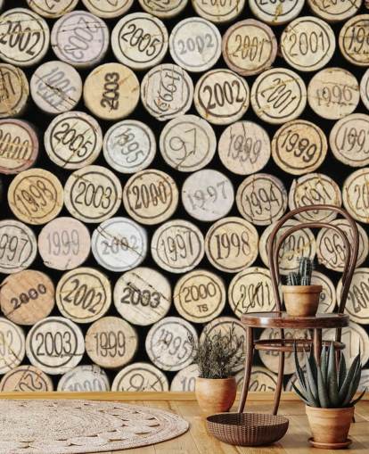 Corks Stacked Wallpaper