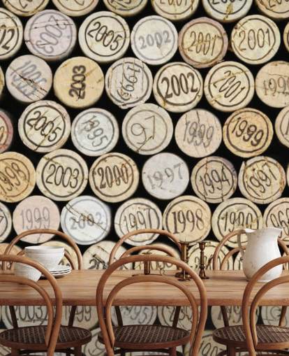 Corks Stacked Wallpaper