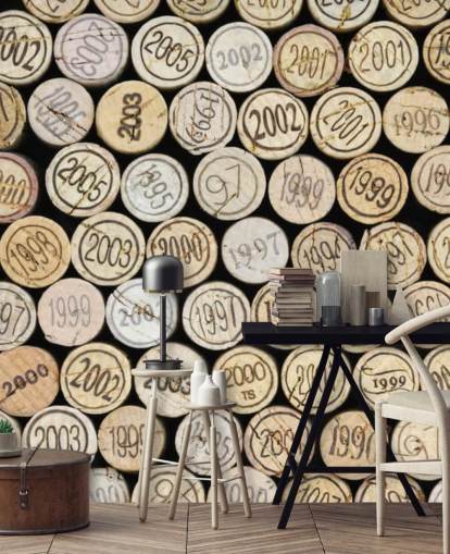 Corks Stacked Wallpaper