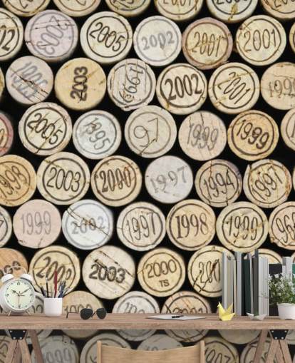 Corks Stacked Wallpaper