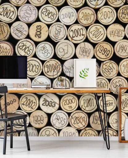 Corks Stacked Wallpaper