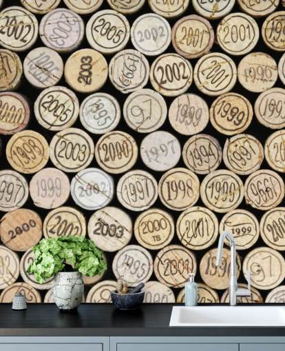Corks Stacked Wallpaper
