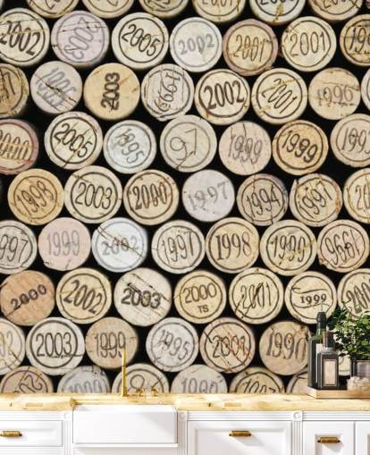 Corks Stacked Wallpaper