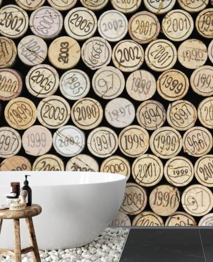 Corks Stacked Wallpaper