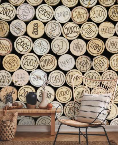 Corks Stacked Wallpaper