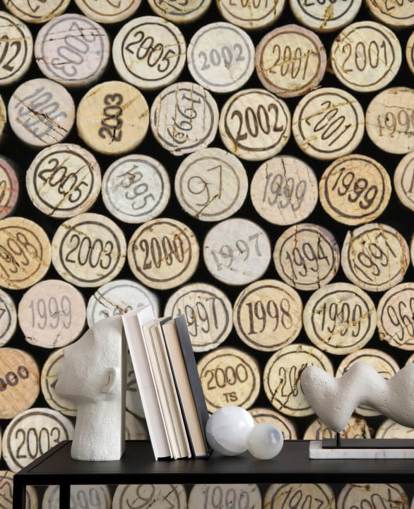 Corks Stacked Wallpaper