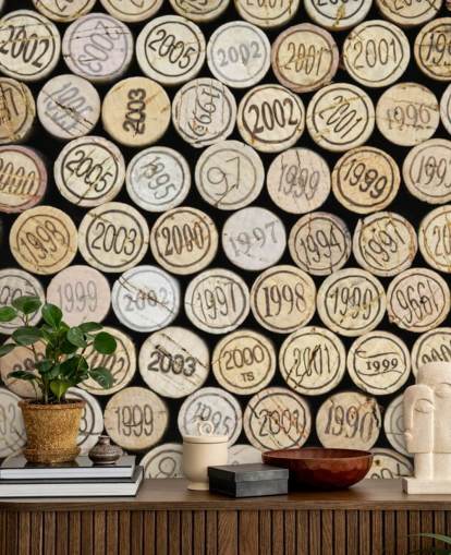 Corks Stacked Wallpaper