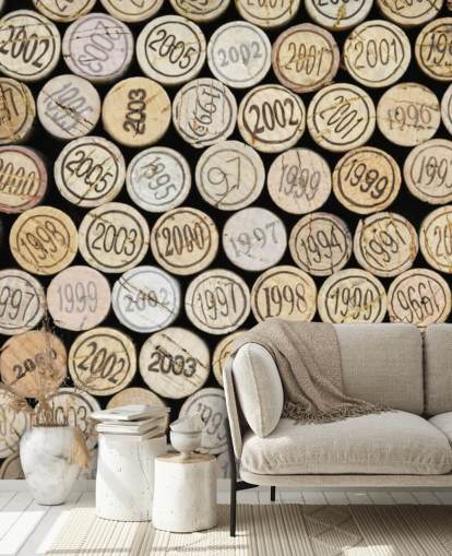 Corks Stacked Wallpaper