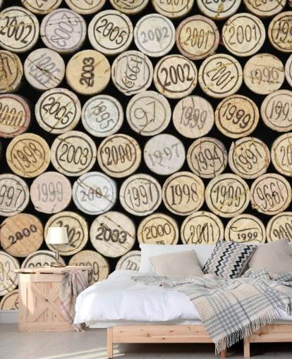 Corks Stacked Wallpaper