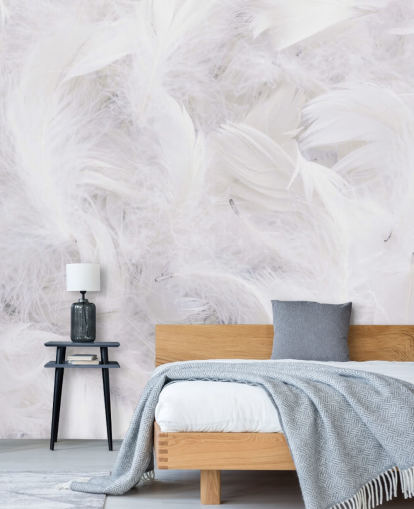 Papel pintado Plumas de avestruz