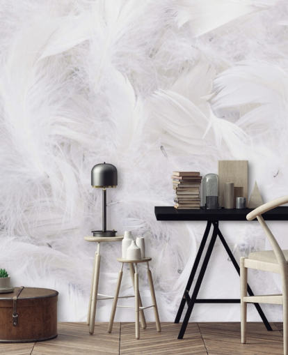 Struds Feather Wallpaper Mural