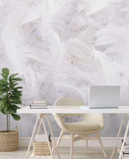 Ostrich Feather Wallpaper Mural Ostrich Feather Wallpaper Mural
