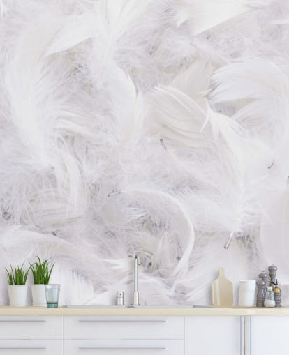 Ostrich Feather Wallpaper Mural Ostrich Feather Wallpaper Mural