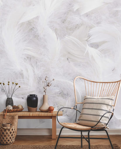 Struds Feather Wallpaper Mural