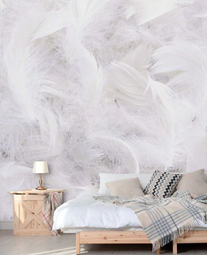 Ostrich Feather Wallpaper Mural Ostrich Feather Wallpaper Mural