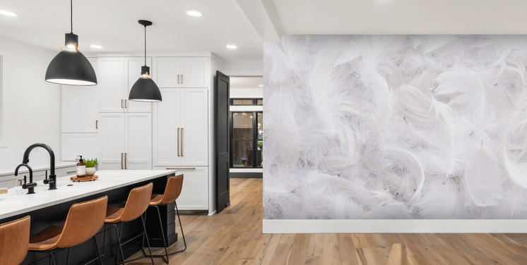 Animal Print Wallpaper & Feather Wallpaper | Wallsauce UK