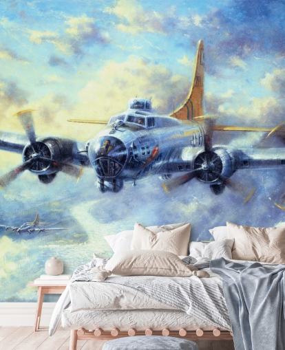 Flying Fortress Mural by Kevin Walsh