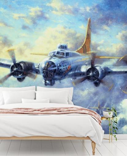 Fliegende Festung Wandbild von Kevin Walsh