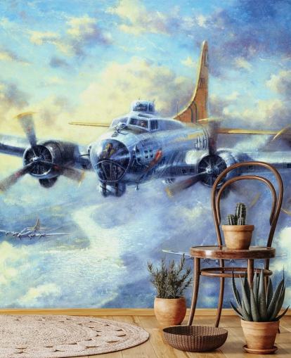 Flying Fortress Mural by Kevin Walsh