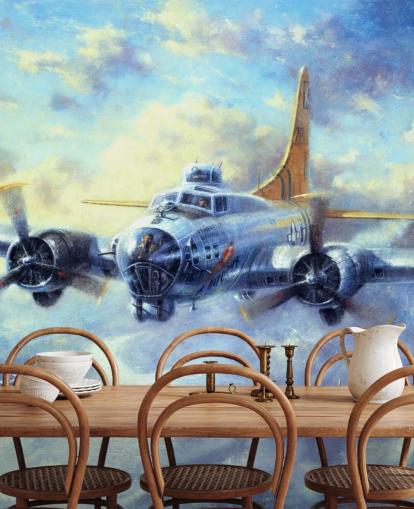 Flying Fortress Mural by Kevin Walsh Flying Fortress Mural by Kevin Walsh