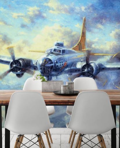 Flying Fortress Mural by Kevin Walsh