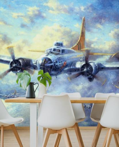 Flying Fortress Mural by Kevin Walsh