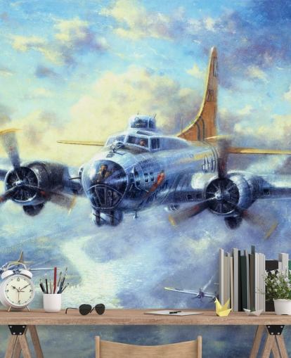 Flying Fortress Mural by Kevin Walsh